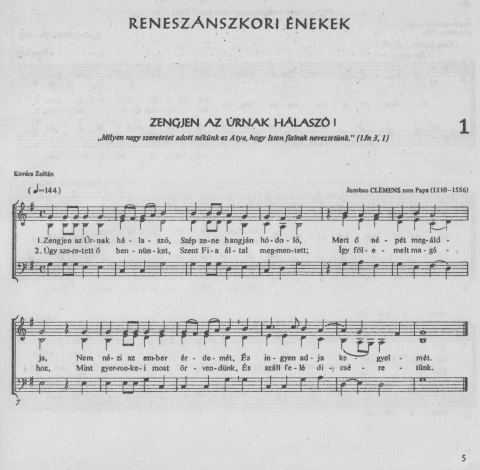 Énekeljünk az Úrnak